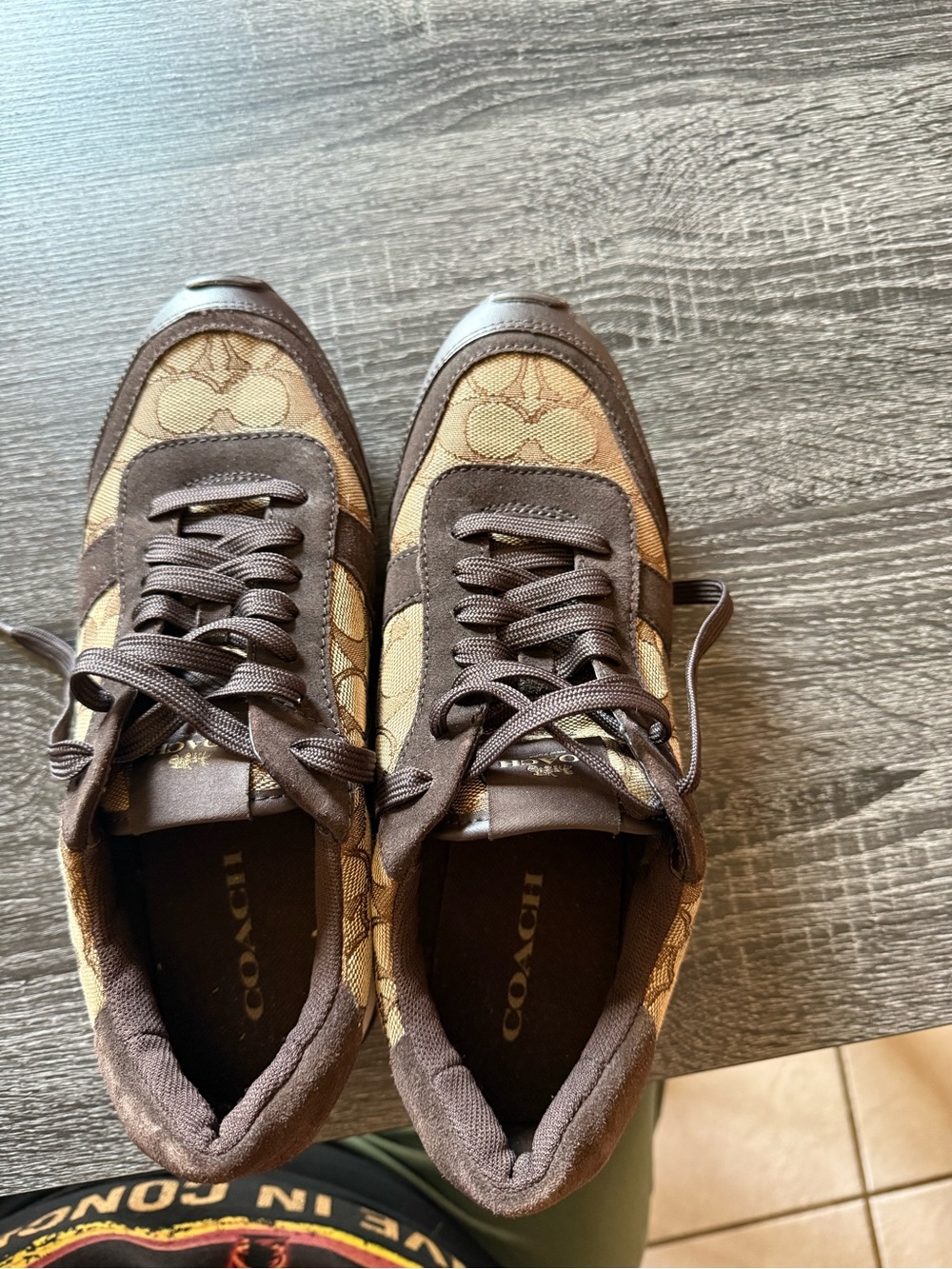 Coach Brown Signature Logo Sneakers